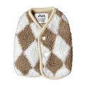 Sherpa Sleeveless Jacket - Tan