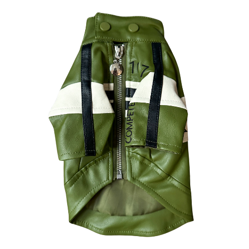 Veste racer en cuir