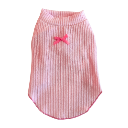 Pink Ruffles Bow Top
