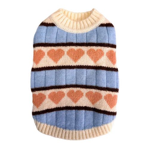 Heartwarming Knit - Blue