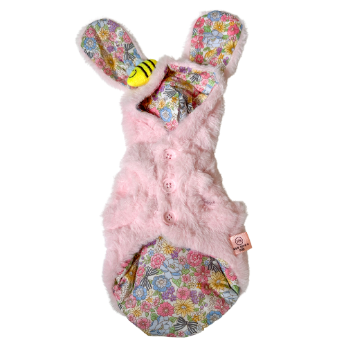 Bunny Button-Up Vest - Pink