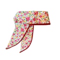 Floral Bandana Scarf - Red