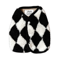 Sherpa Sleeveless Jacket - Black