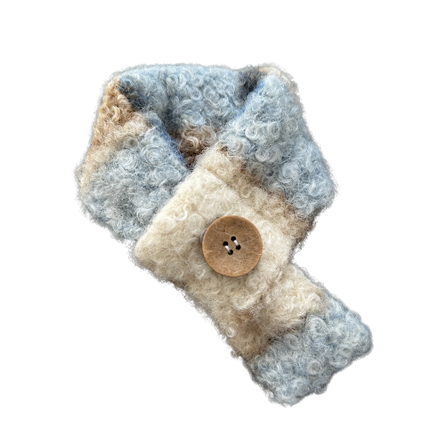Wool Button Scarf