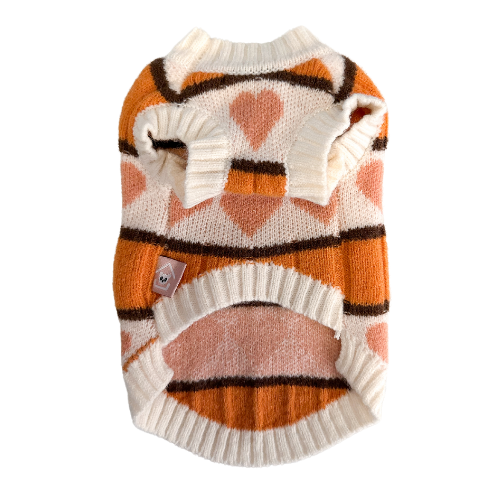 Heartwarming Knit - Orange