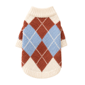 Classic Argyle Knit Sweater