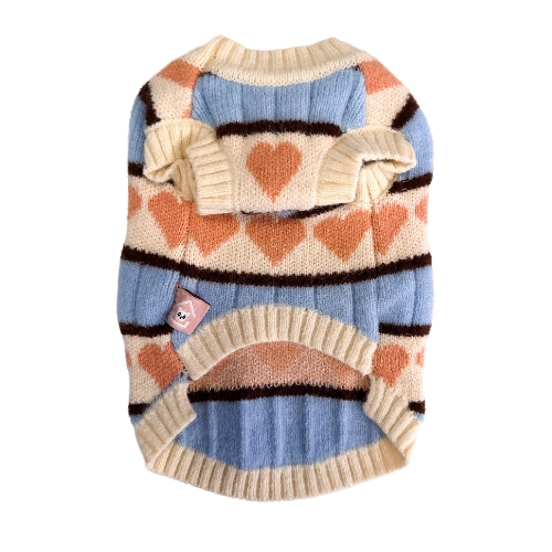 Heartwarming Knit - Blue