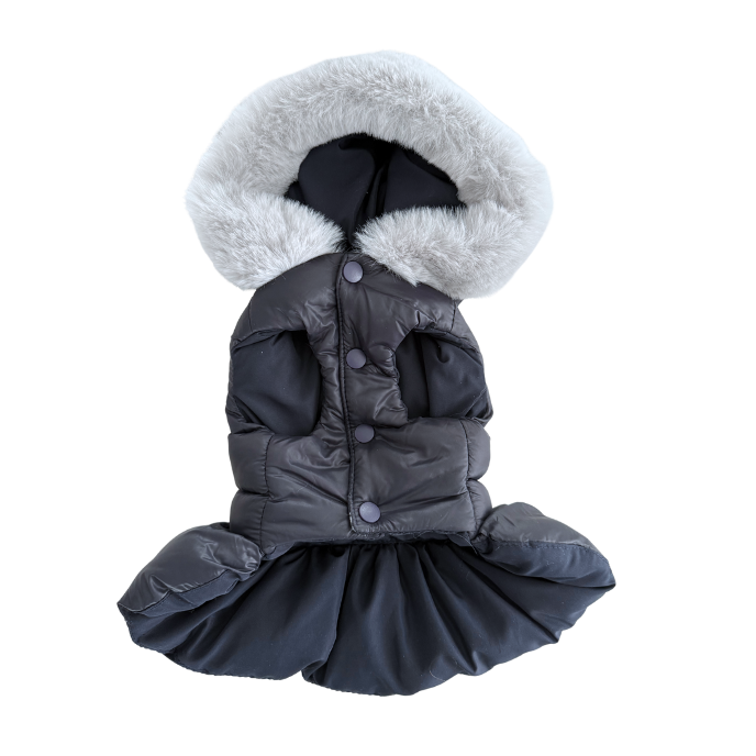 Puffer Bow Dress Jacket