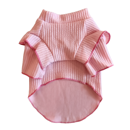 Pink Ruffles Bow Top