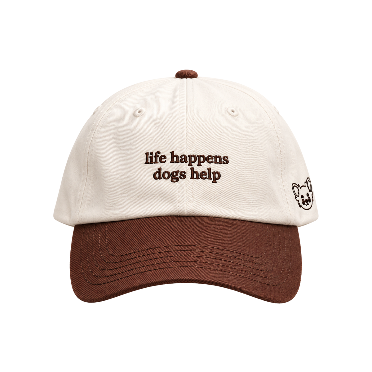 Lou the Chichi Cap - "Life happens, dogs help"