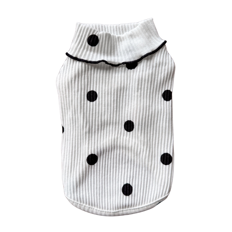 Polka Dot Turtleneck