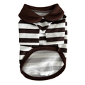 Striped Polo - Brown