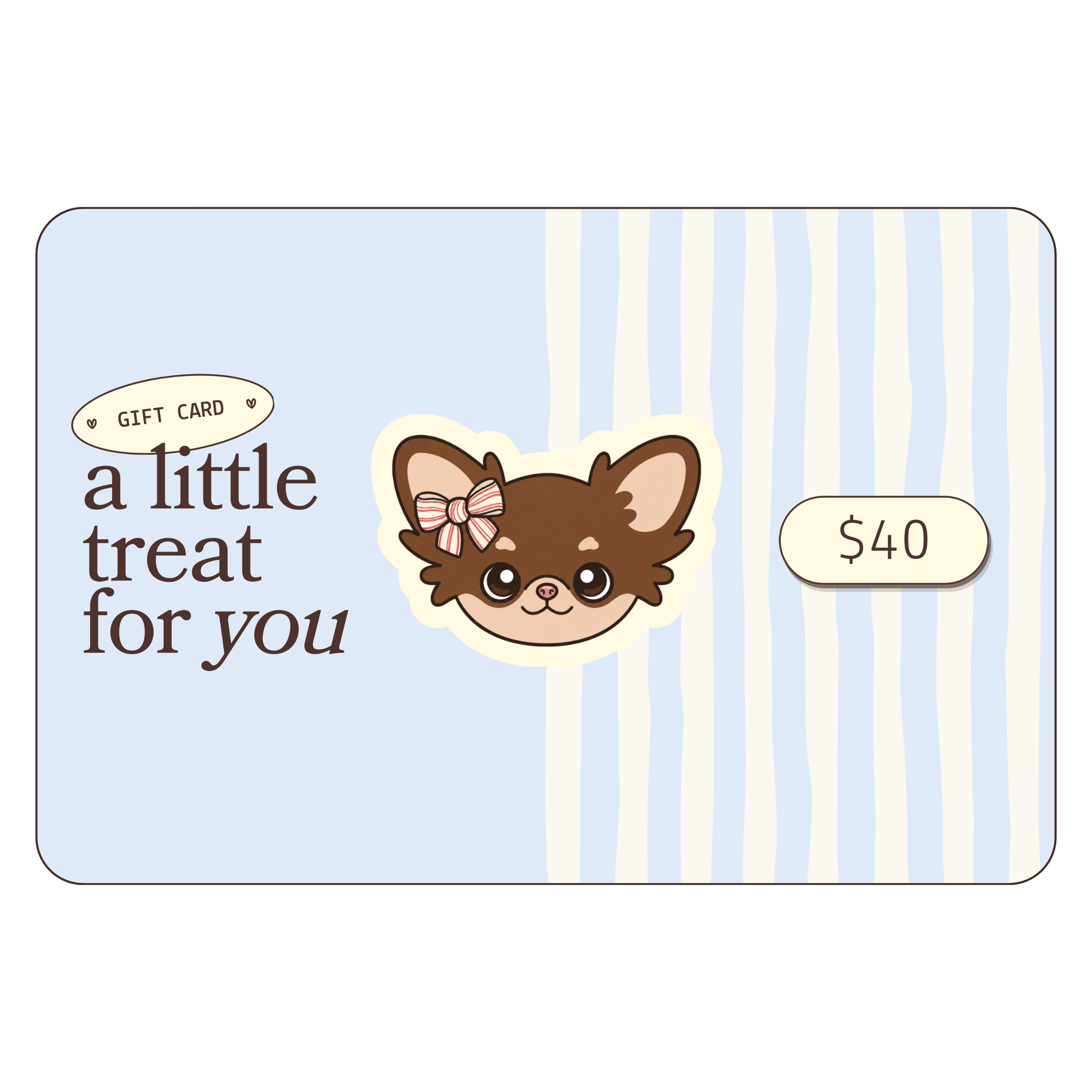 Carte-cadeau de 40 $