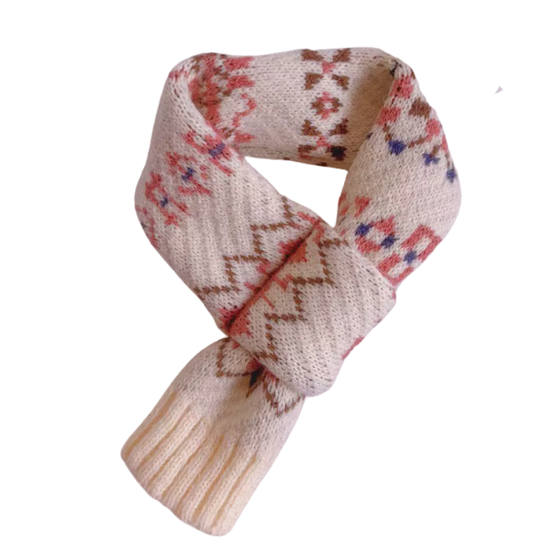 Pink Pattern Scarf