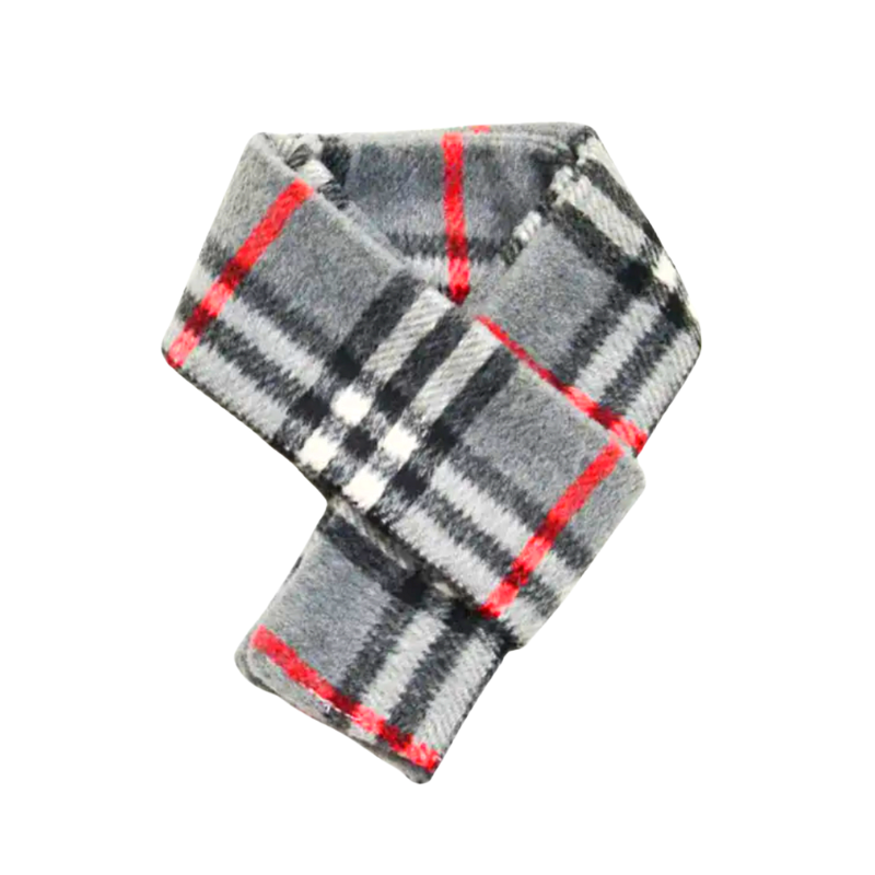 Plaid Scarf - Grey