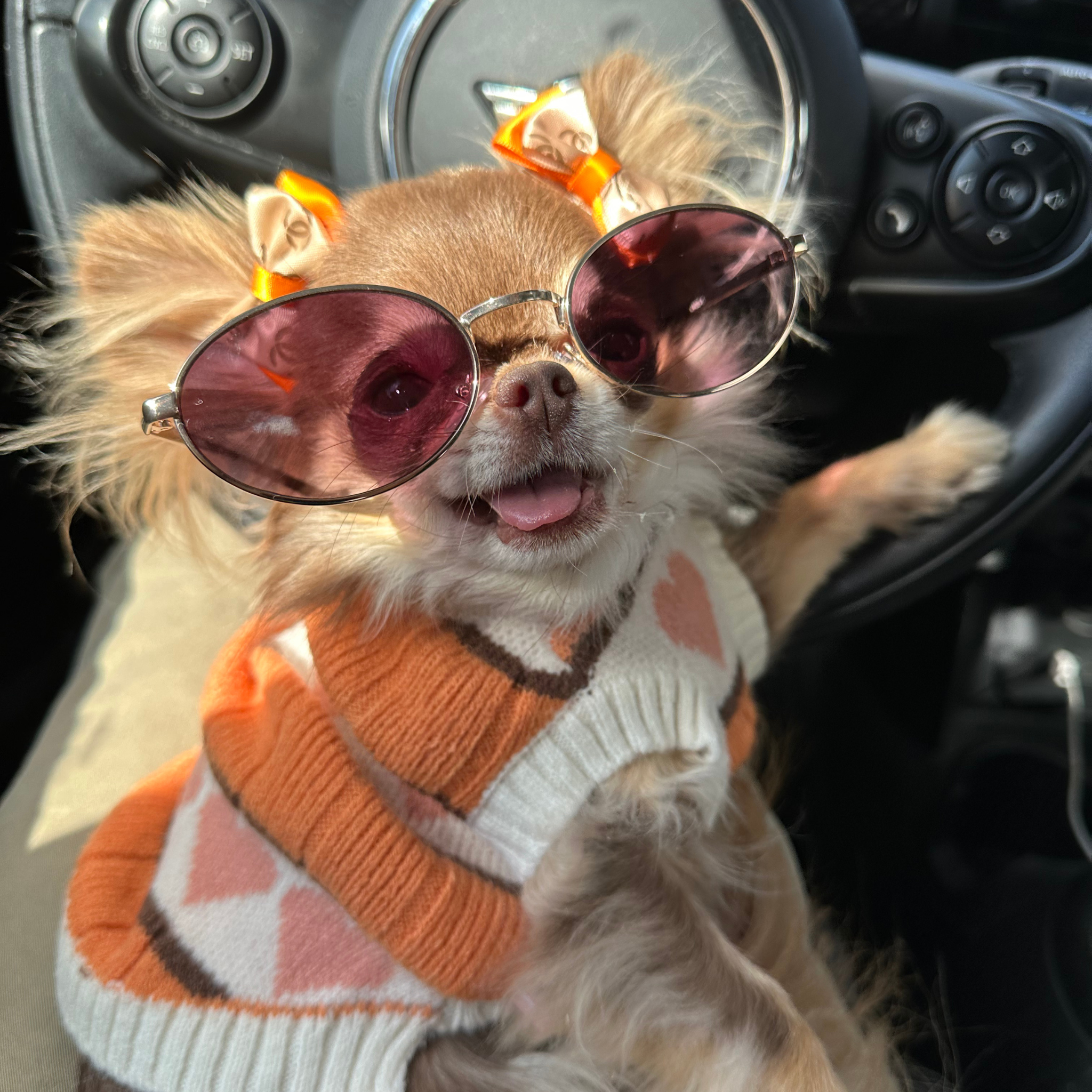 Heartwarming Knit - Orange