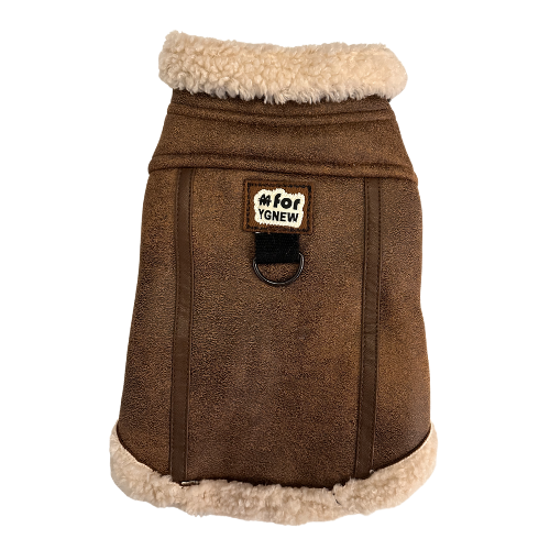 Veste aviateur sans manches - Marron