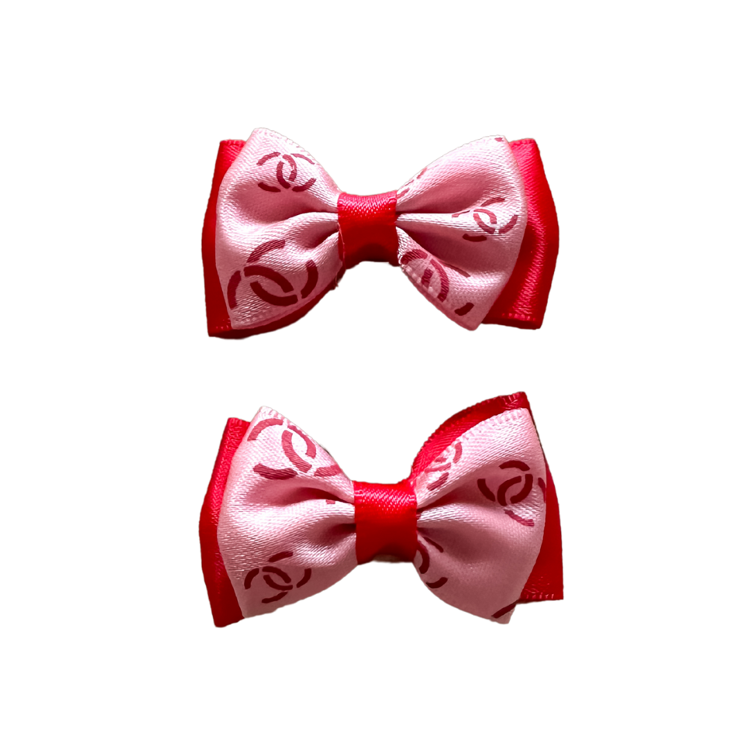Clip-On Double Mini Bows