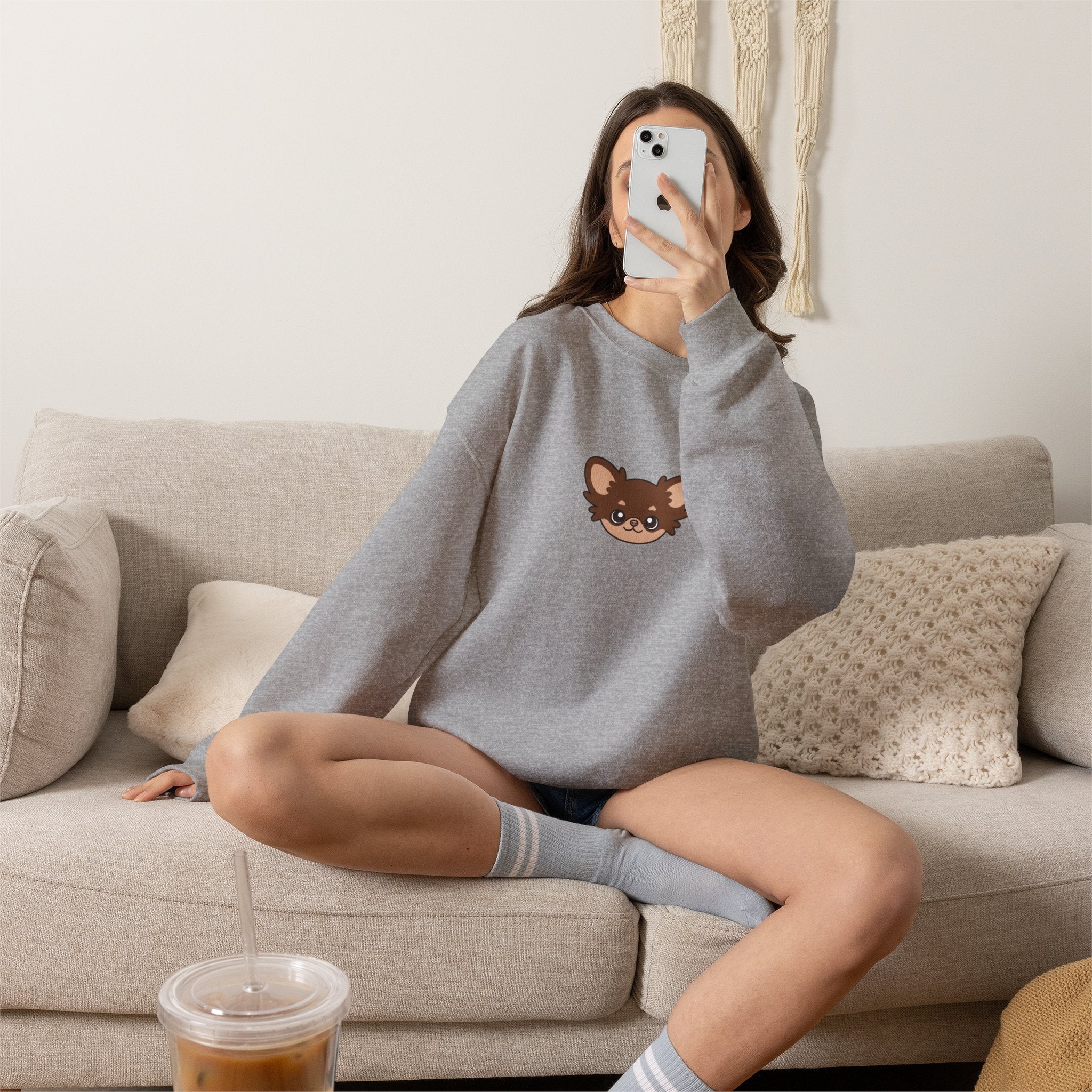 Sweatshirt Lou the Chichi - Unisexe