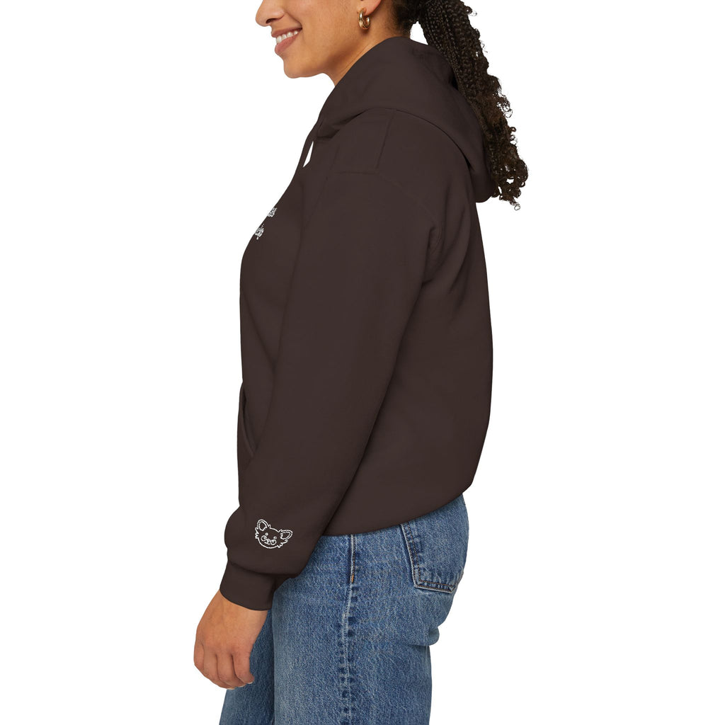 Hoodie “Life happens, dogs help” - Unisexe