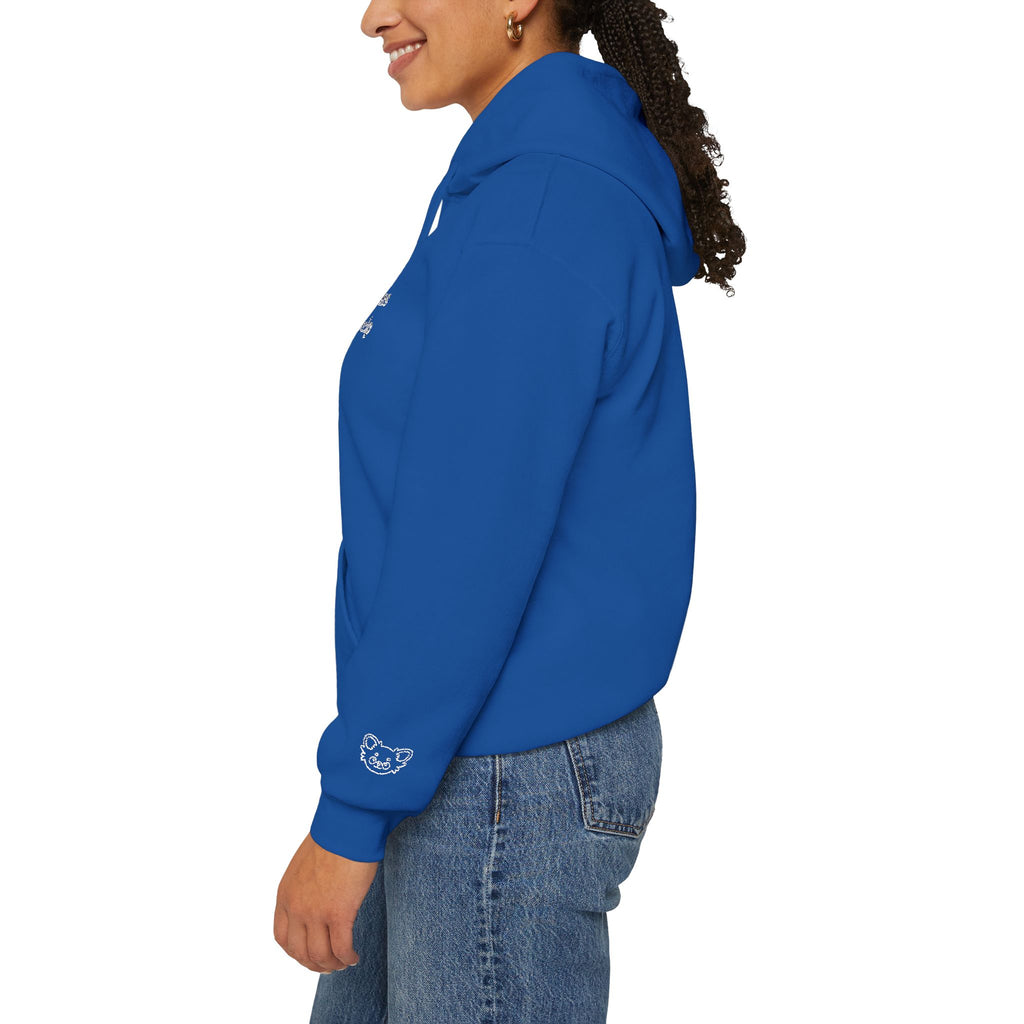 Hoodie “Life happens, dogs help” - Unisexe